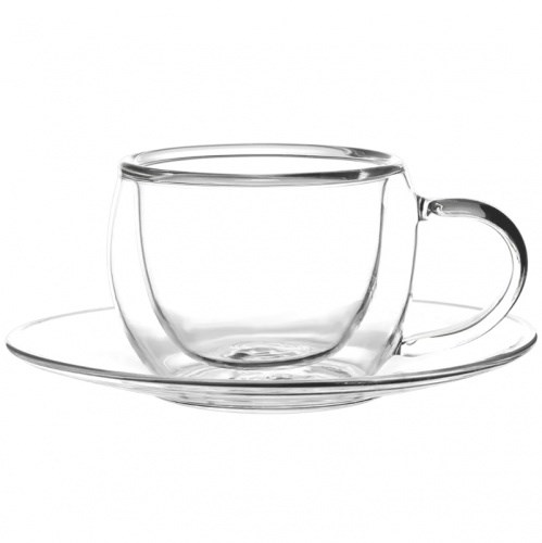 Набор чашка с блюдцем P.L. ProffСuisine 80 мл, 2шт 81223955 - фото 120507