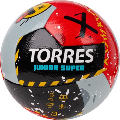 Мяч футбольный TORRES Junior Super 34372 - фото 1392810