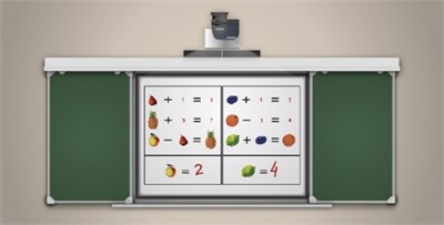 Рельсовая система для инт. панели 3000х1000(1500х1000х150) меловая 02830185 - фото 1399212