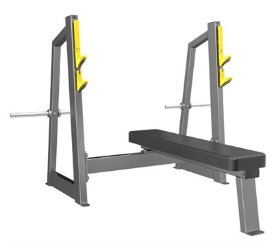 Скамья-стойка для жима штанги лежа (Olympic Bench) 0281683 - фото 1405770