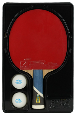 Ракетка для настольного тенниса DOUBLE FISH 5A+C, профессиональная, ITTF Approved, + 2 мяча GVO5hkOegSd5LZ3Rzokkb2 - фото 1405861