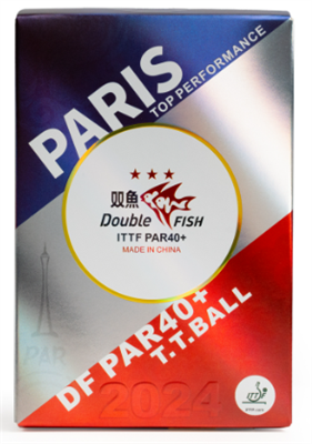 Мяч для настольного тенниса DOUBLE FISH PARIS 2024 Olympic Games 3***, профессиональный, ITTF Approved, 6шт. tFMl41E4jCBHqh7XXmXof0 - фото 1405882
