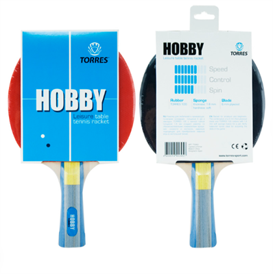 Ракетка для настольного тенниса TORRES Hobby 0282041 - фото 1405919