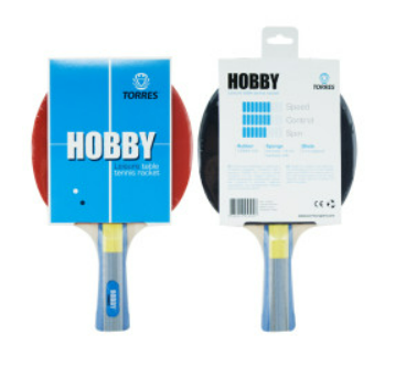 Ракетка для настольного тенниса TORRES Hobby 026579 - фото 1405946