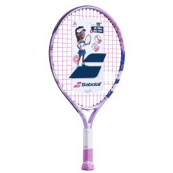 Ракетка б/т дет. BABOLAT B`FLY 19, для 4-6 лет, алюминий, со струнами, розовый 026386 - фото 1406231
