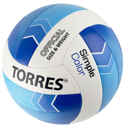 Мяч волейбольный TORRES Simple Color 02566 - фото 1406265
