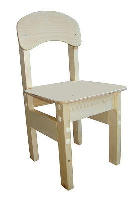 Стул детский из массива "Гномик" 0282158 - фото 1407650