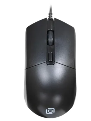Мышь Oklick 207M, оптическая, проводная, USB, черный 0281890 - фото 1408556