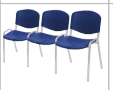 Изо 3-х мест. стул  ПЛАСТИК 0282715 - фото 1408964
