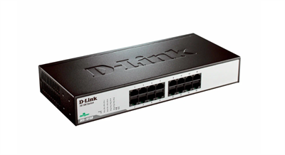 D-Link Сетевое оборудование DES-1016D H1A Неуправляемый коммутатор с 16 портами 10 100Base-TX, функцией энергосбережения и поддержкой QoS 028309168 - фото 1409143