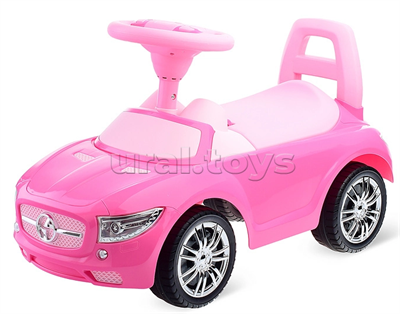 Каталка-автомобиль "SuperCar" №1 со звуковым сигналом (розовая) iNMORuIZiNMhJTUFmdocL2 - фото 1409853