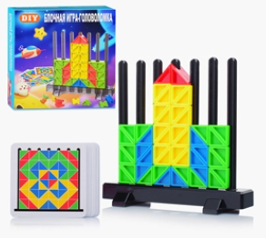 Настольная игра "Головоломка. Треугольники" 0280987 - фото 1409978