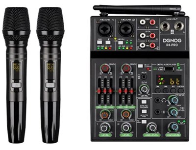 4-канальный Профессиональный Bluetooth микшерный пульт 0281023 - фото 1410190