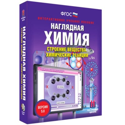 Строение вещества. Химические реакции. Интерактивное учебное пособие (v.5.0) (BOX. Наглядная Химия) 464-0008175643 Afgf-r1Yije4xrM4Llt5c3 - фото 1411212