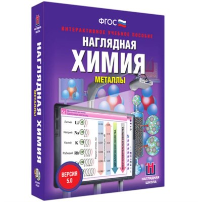 Металлы. Интерактивное учебное пособие (v.5.0) (BOX. Наглядная Химия) 464-0008175599 aw8uo669iNkNhp20SaOHC0 - фото 1411216