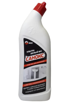 Гель для сантехники "Санокс" ультра-белый, 750 мл 0280278 - фото 1411631