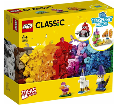 Конструктор LEGO Classic 11013 Прозрачные кубики 0281800 - фото 1411864