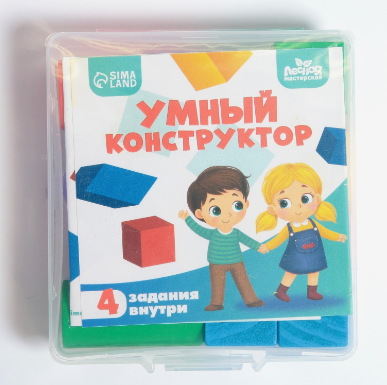 Детский деревянный конструктор «Умный конструктор» 027237 - фото 1411944