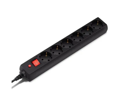 Сетевой фильтр Buro 600SH-16-3-B, 3м, черный 02829799 - фото 1412368