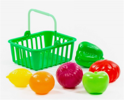 Игровой набор продуктов  с корзинкой, 7 предметов 1R0XCCMBjdXAHcV66R42p2 - фото 1412766