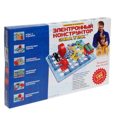 Электронный конструктор «Знаток», 180 схем 026075 - фото 1412810