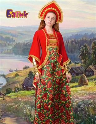 Русский народный костюм женский на масленицу 0282226 - фото 1413999