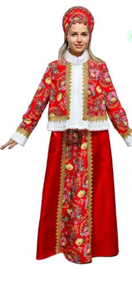 Костюм карнавальный Пуговка Масленица 44-46 р. 0282224 - фото 1414009