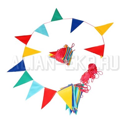 Флажки с веревкой для ограждения игровых зон 02830097 - фото 1415703