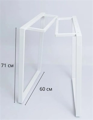 Подстолье металлическое для стола в стиле лофт 71x60 см комплект. 0283096600314 - фото 1416133