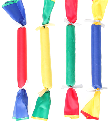 «Конфеты» эстафетные мягкие, длина 25 см, набор из 4 штук, цвета микс 0280287