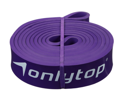 Эспандер ленточный многофункциональный ONLYTOP, 208х3,2х0,5 см, 15-40 кг, цвет фиолетовый qQA5e0Cfiw-AeGM6Ozv5y2
