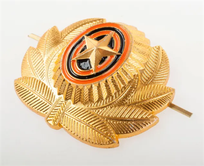 Кокарда МО с листьями большая золото gPZkpLoniNwazhxt4fZ8u3