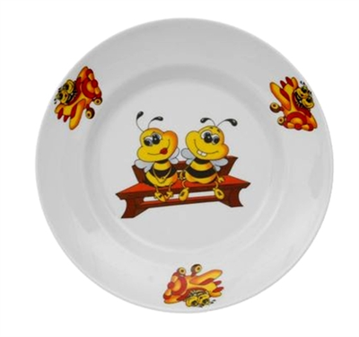 Тарелка мелкая Добруш Идиллия "Пчелы" 20см фарфор 0283095744