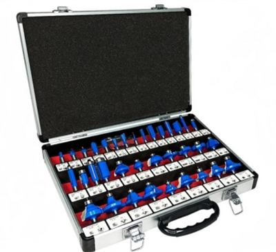 Набор твердосплавных фрез по дереву 35 шт 0281464