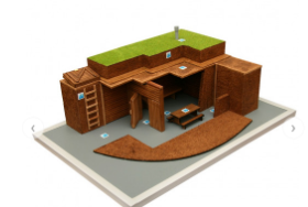 Макет ЗСГО Противорадиационное укрытие (ПРУ) в разрезе oH8ArmnngI-i-yBj9swwl3