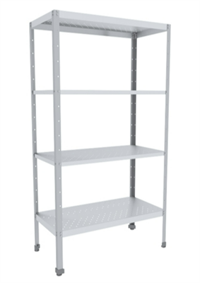 Стеллаж ЭКОНОМ 1400х600х1850 перфорация 026702