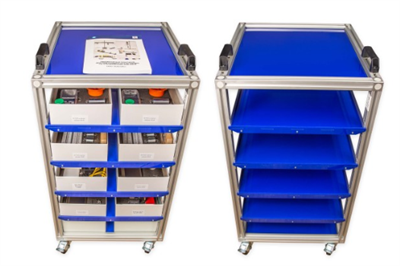 Мобильная стойка для хранения наборов ГИА по физике 027924