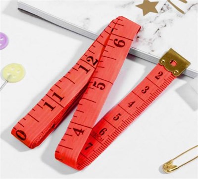 Сантиметровая лента портновская, 1,2 × 150 см (см/дюймы) 0282324