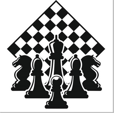 Стенд Шахматы пластик 5 мм 2000 х 2000 мм Ш02