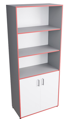 Шкаф открытый Точка Роста широкий с тумбой 0283095835