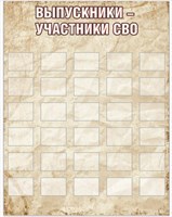 Стенд Выпускники участники СВО 028309067