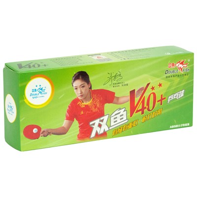 Мяч для настольного тенниса DOUBLE FISH 2**, 10 шт 31829