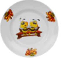 Тарелка мелкая "Пчелы" 17.5см 026391