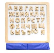 Настенная игра "Азбука" (в комплекте 47 магнитных карточек) 0281749