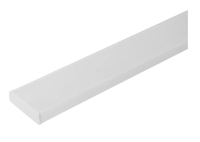 Карниз шинный двухрядный «Эконом» в наборе 300 см пластик цвет белый 028309377