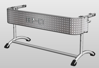 Каркас двухместный без регулировки высоты и угла наклона 02830962816
