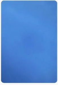 Доска разделочная пластиковая, профессиональная, синяя 400х300х12 мм 0281212