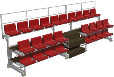 Трибуна трехрядная 26 мест телескопическая LSTLQ7xxgNkoY2YHD79wN0