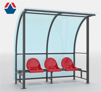 Скамейка для запасных игроков (на 3 места) ОС-15218