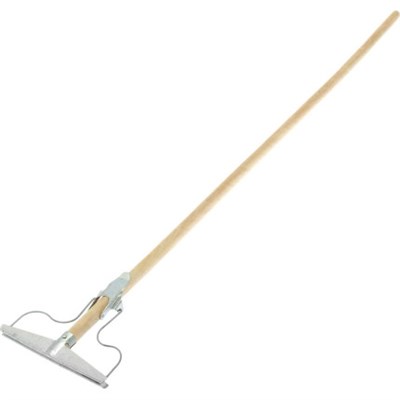 Тряпкодержатель с деревянной ручкой (швабра-лентяйка) 026216